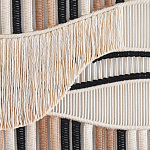 Художественный Гобелен из нитей Макраме Dunes Wall Art варинант исполнения - 2 | Loft Concept в Нижнем Новгороде