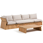 Уличное кресло из массива акации Trivett Wooden Chair варинант исполнения - 8 | Loft Concept в Нижнем Новгороде