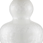 Настольная лампа фарфоровая с плиссированным конусовидным абажуром White Glaze варинант исполнения - 1 | Loft Concept в Нижнем Новгороде