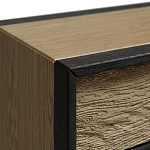 Комод 4 ящика с подсветкой на рельефном фасаде Warm Industrial варинант исполнения - 4 | Loft Concept в Нижнем Новгороде