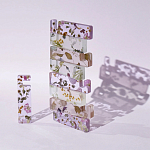 Подставка для телефона из эпоксидной смолы с цветами белая Epoxy Flowers Phone Stand White варинант исполнения - 5 | Loft Concept в Нижнем Новгороде