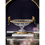 Чаша из прозрачного стекла с рельефным ободком и фигурками стрекоз Eden Garden варинант исполнения - 2 | Loft Concept в Нижнем Новгороде