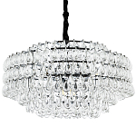 Люстра с хрустальными подвесками в виде капель Antoine Crystal Drops Chrome Chandelier 16 варинант исполнения - 1 | Loft Concept в Нижнем Новгороде