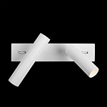 Бра с двумя цилиндрическими повортными спотами белого цвета Trumpet tube варинант исполнения - 7 | Loft Concept в Нижнем Новгороде