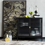 Сервант двухдверный с рифленым стеклом The Keeper варинант исполнения - 6 | Loft Concept в Нижнем Новгороде