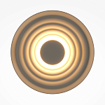 Бра круглое Soft Halo бежевый варинант исполнения - 2 | Loft Concept в Нижнем Новгороде