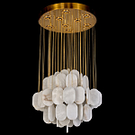 Люстра с овальными подвесками из натурального камня Spatial Composition варинант исполнения - 3 | Loft Concept в Нижнем Новгороде