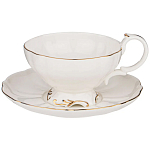 Чайный набор  белого цвета из фарфора на 6 персон 12 предметов Shine Porcelain варинант исполнения - 1 | Loft Concept в Нижнем Новгороде