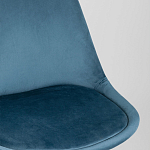 Стул с мягким велюровым сиденьем Arvika Blue варинант исполнения - 7 | Loft Concept в Нижнем Новгороде