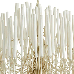 Люстра белая с несколькими ярусами деревянных палочек Bright Wooden Chandelier варинант исполнения - 9 | Loft Concept в Нижнем Новгороде