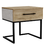 Тумба прикроватная с ящиком в стиле лофт Urban Style Space 2 варинант исполнения - 1 | Loft Concept в Нижнем Новгороде