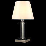 Настольная лампа с белым тканевым абажуром в форме конуса Laurent варинант исполнения - 3 | Loft Concept в Нижнем Новгороде