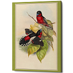 Постер на холсте с изображением птиц Blooming Birds Poster варинант исполнения - 4 | Loft Concept в Нижнем Новгороде