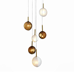 Люстра светодиодная с сферическими стеклянными плафонами Splatter варинант исполнения - 2 | Loft Concept в Нижнем Новгороде