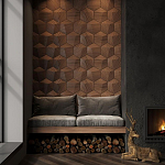 Гипсовая 3D панель с принтографией PM-30 варинант исполнения - 4 | Loft Concept в Нижнем Новгороде