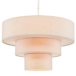 Люстра круглая трехъярусная с тканевыми абажурами Light Soft Glow варинант исполнения - 3 | Loft Concept в Нижнем Новгороде