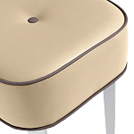 Квадратный мягкий пуф на белых ножках Winton Pouf Square варинант исполнения - 20 | Loft Concept в Нижнем Новгороде