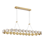 Люстра овальная с круглыми светодиодными источниками света Maxine Light варинант исполнения - 3 | Loft Concept в Нижнем Новгороде