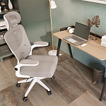 Кресло для компьютерного стола Easement Grey&White варинант исполнения - 9 | Loft Concept в Нижнем Новгороде