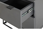 Тумба прикроватная цвета графит с ящиками Strict Lines варинант исполнения - 5 | Loft Concept в Нижнем Новгороде