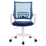 Офисное кресло с основанием из белого пластика Desk chairs Blue варинант исполнения - 4 | Loft Concept в Нижнем Новгороде