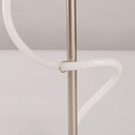 Настольная лампа белым изогнутым плафоном на круглой подставке Luke Lampco Tracer Lamp варинант исполнения - 10 | Loft Concept в Нижнем Новгороде