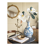 Ваза с мотивами цветущего сада с попугаями Blue Vase Inspired by Nature варинант исполнения - 5 | Loft Concept в Нижнем Новгороде