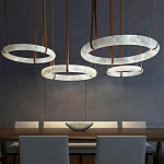 Люстра в форме обруча из натурального камня Minerals of Light варинант исполнения - 7 | Loft Concept в Нижнем Новгороде