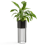 Кашпо Elevated Planters Сlive 59 черное  варинант исполнения - 3 | Loft Concept в Нижнем Новгороде