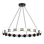 Люстра кольцевая с круглыми светодиодными источниками света Maxine Light варинант исполнения - 1 | Loft Concept в Нижнем Новгороде