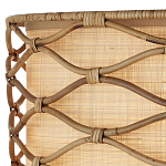 Подвесной светильник  из кованого железа и абажуром из ротанга Wicker Furniture варинант исполнения - 1 | Loft Concept в Нижнем Новгороде