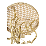 Столик приставной золотистый с орнаментом на столешнице Tanzania варинант исполнения - 3 | Loft Concept в Нижнем Новгороде