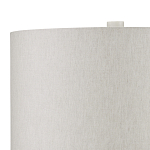 Настольная лампа мраморная с тканевым цилиндрическим абажуром Sharpened варинант исполнения - 2 | Loft Concept в Нижнем Новгороде