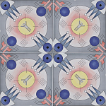 Плитка дизайнерская с узором Элемент варинант исполнения - 3 | Loft Concept в Нижнем Новгороде