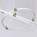 Люстра подвесная с двумя пересекающимися белыми светодиоидными кольцами Luke Lampco Tracer Lamp варинант исполнения - 8 | Loft Concept в Нижнем Новгороде