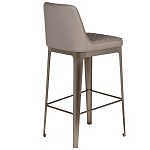 Стул барный светло-серый из экокожи Spectacular High Bar Stool варинант исполнения - 2 | Loft Concept в Нижнем Новгороде