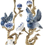 Подсвечник Candleholder Birds Atlanta Set 2 Pcs варинант исполнения - 3 | Loft Concept в Нижнем Новгороде