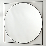Зеркало в черной металлической раме Urban Style Mirror варинант исполнения - 2 | Loft Concept в Нижнем Новгороде