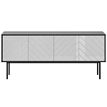 Длинная тумба с зеркальным декором Serena варинант исполнения - 4 | Loft Concept в Нижнем Новгороде