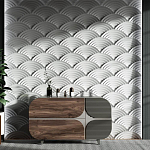 Гипсовая 3D Панель Aura варинант исполнения - 2 | Loft Concept в Нижнем Новгороде