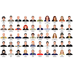 The Lives of 50 Fashion Legends варинант исполнения - 3 | Loft Concept в Нижнем Новгороде