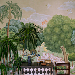 Обои ручная роспись Dandaka Glades Original colourway on painted Xuan paper варинант исполнения - 3 | Loft Concept в Нижнем Новгороде