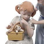 Статуэтка фарфоровая Девочки с собачками Charming Statuette варинант исполнения - 1 | Loft Concept в Нижнем Новгороде