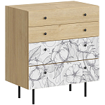 Комод с принтом на ящиках Elise Chest of Drawers варинант исполнения - 14 | Loft Concept в Нижнем Новгороде