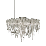 Люстра подвесная с металлическими цепочками и изогнутыми металлическими дугами 72 см Atlantis Chain варинант исполнения - 1 | Loft Concept в Нижнем Новгороде