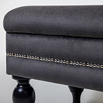 Мягкая банкетка с зоной для хранения Casket Dark Grey варинант исполнения - 3 | Loft Concept в Нижнем Новгороде