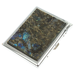 Портсигар на 10 сигарет с газовой зажигалкой из натурального камня Лабрадор Stone Cigarettes Cases варинант исполнения - 1 | Loft Concept в Нижнем Новгороде