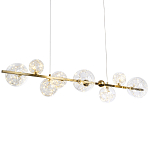 Дизайнерская линейная люстра с гирляндой внутри стеклянных плафонов Iona Garland Chandelier варинант исполнения - 1 | Loft Concept в Нижнем Новгороде