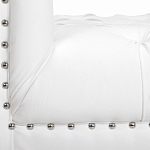 Кушетка белая с мягкой обивкой из велюра Michael Couch варинант исполнения - 6 | Loft Concept в Нижнем Новгороде