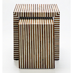 Комплект приставных столиков Stripes Set of tables Beige варинант исполнения - 2 | Loft Concept в Нижнем Новгороде